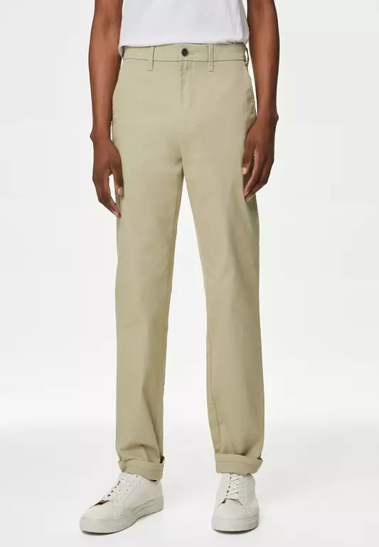 M&S COLLECTION Regular Fit Stretch Chinos