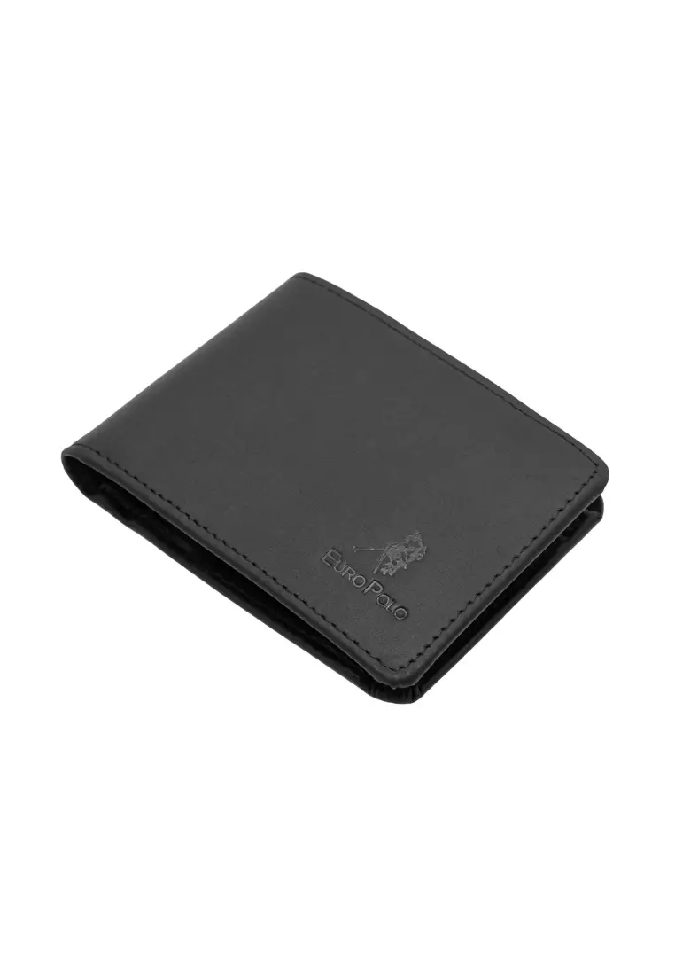 Crazy Horse Leather  Bi-Fold Wallet with Coin Pocket EWB 30352