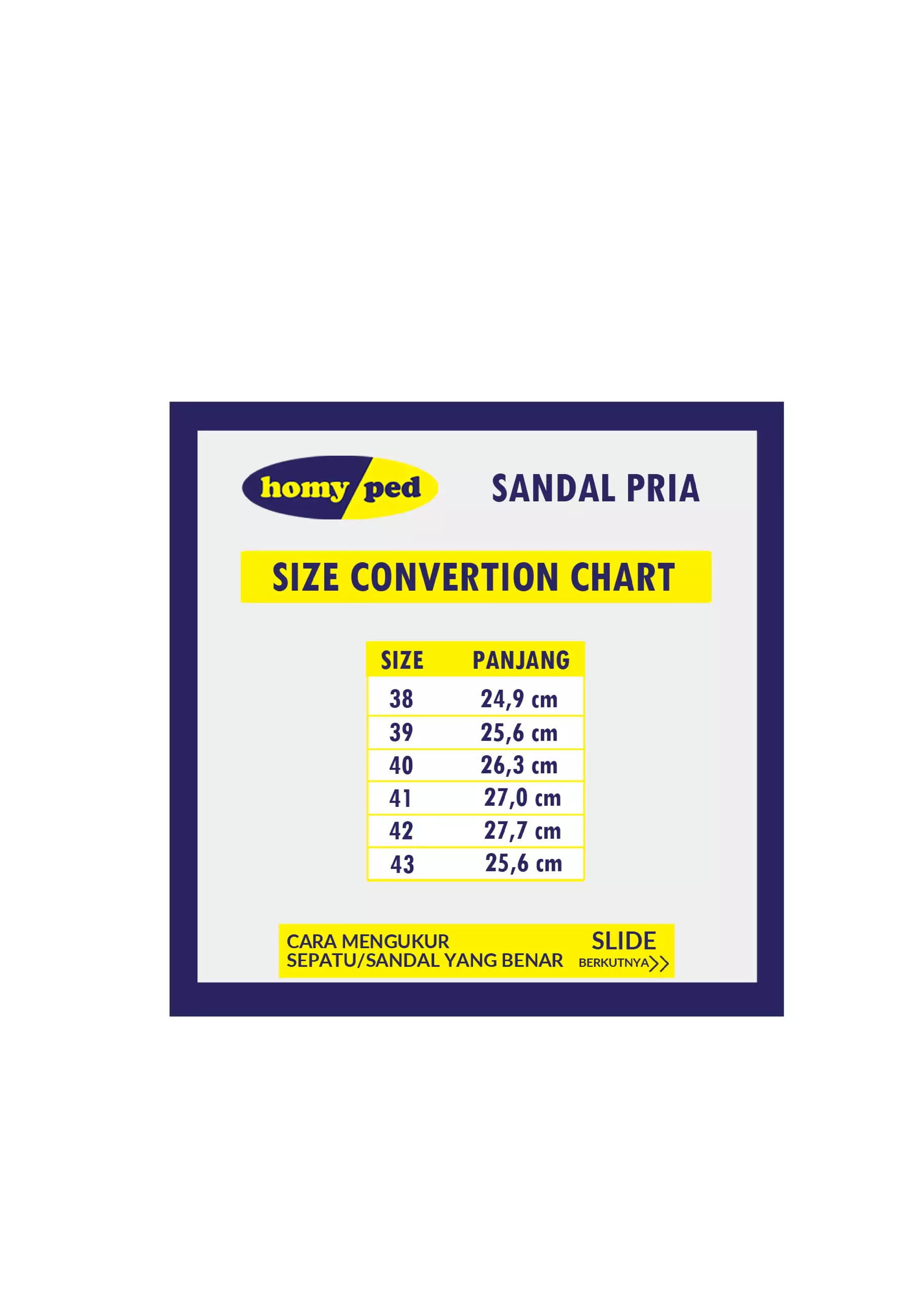 Homyped Genzo 01 Sandal Jepit Pria