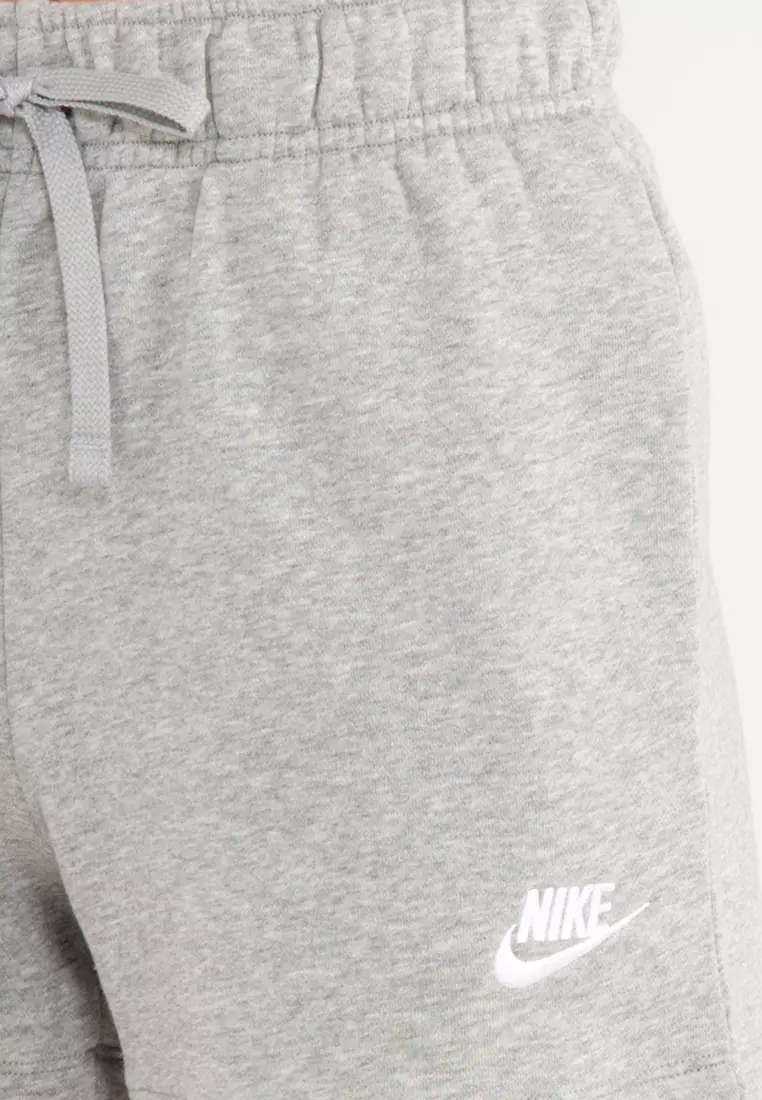 gray nike fleece shorts