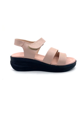 Unifit pink Strapy Platform Sandal C200ESH3FE8D6EGS_1