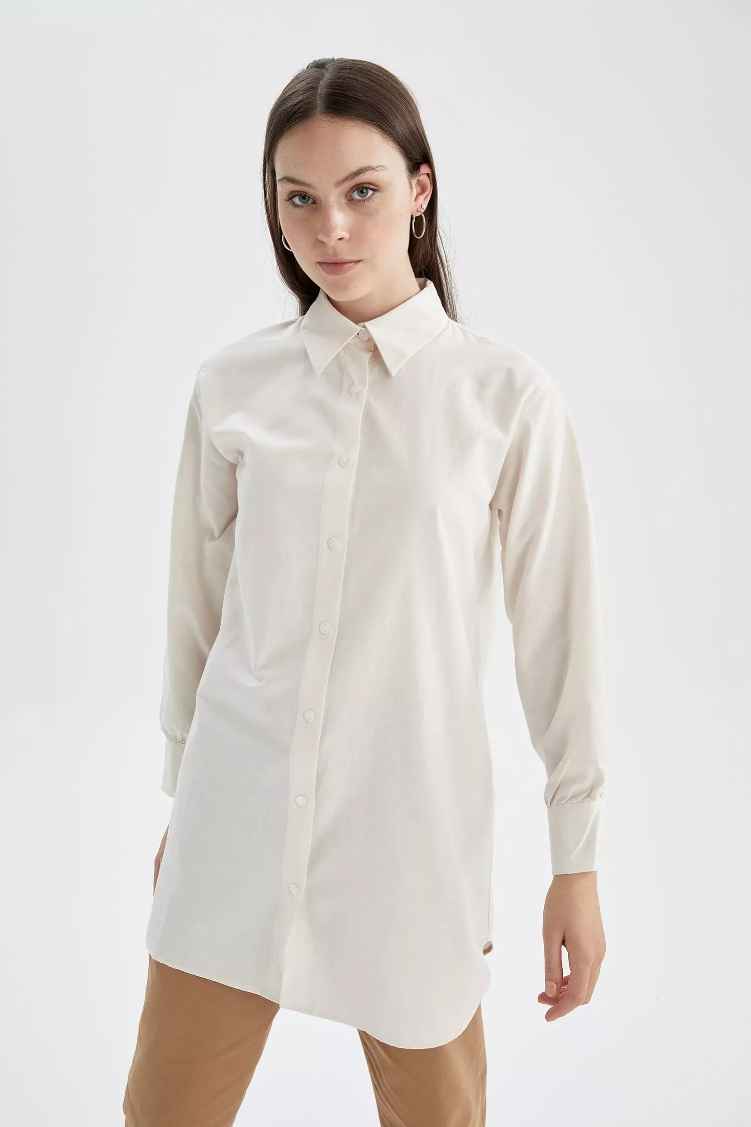 Lilian Long Tunic Blouse