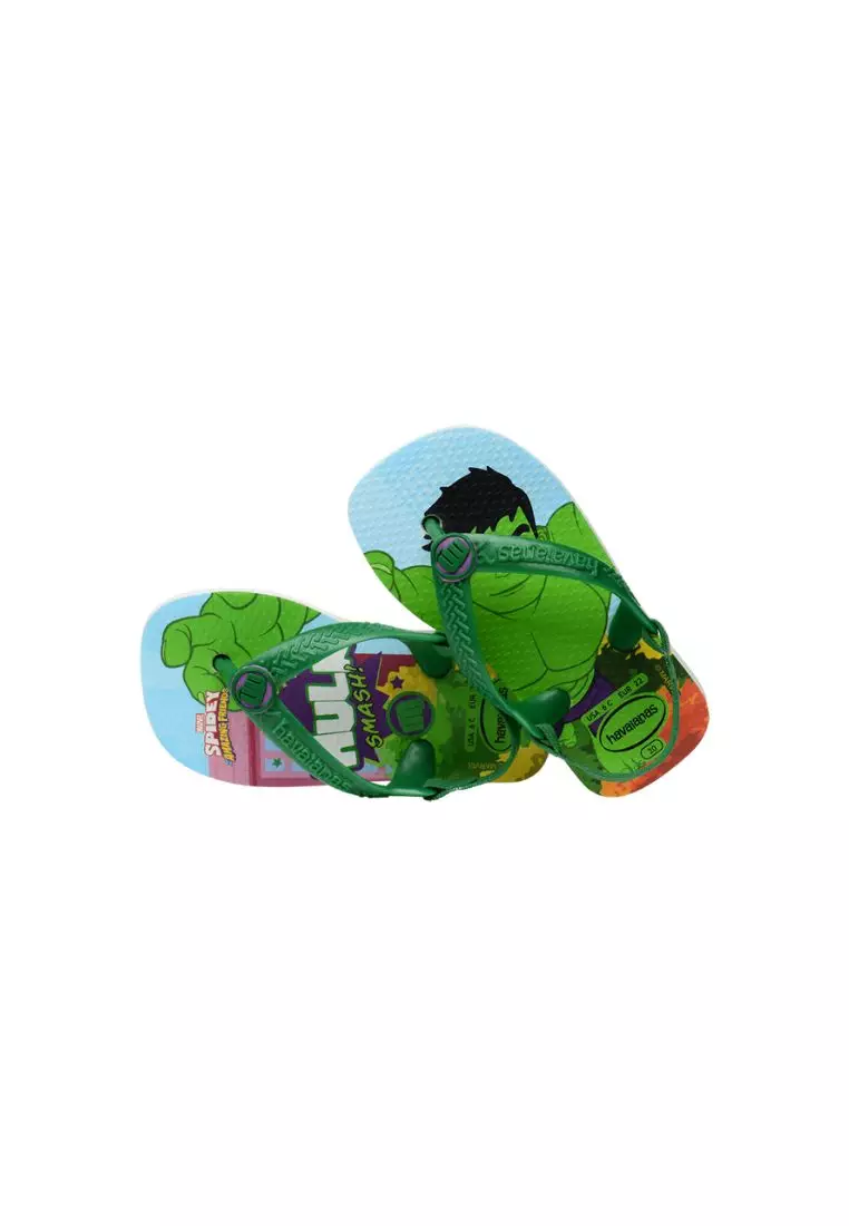 Baby Marvel Flip Flops - White