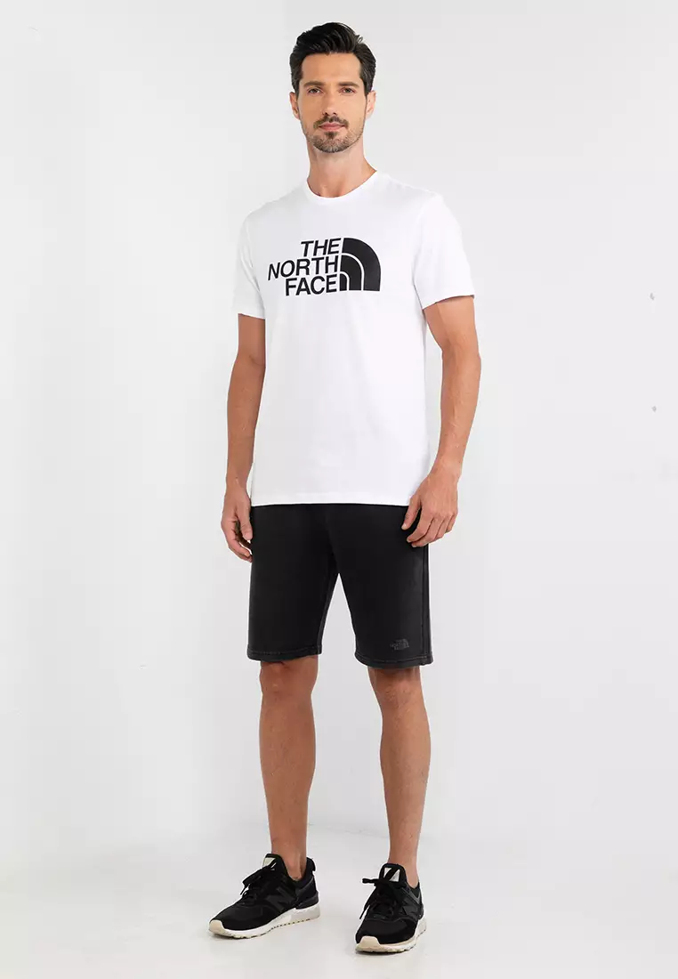 White north face shorts online