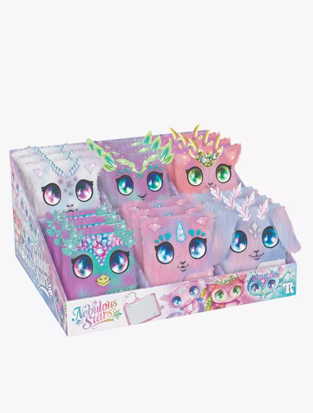 Nebulous Star FUZZY MINI NOTEBOOK ASST - NBU11455