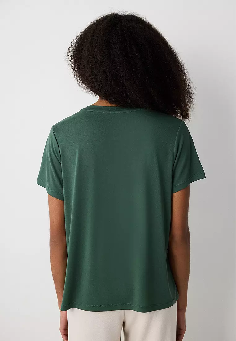 Crew Neck Regular Fit Modal T-Shirt