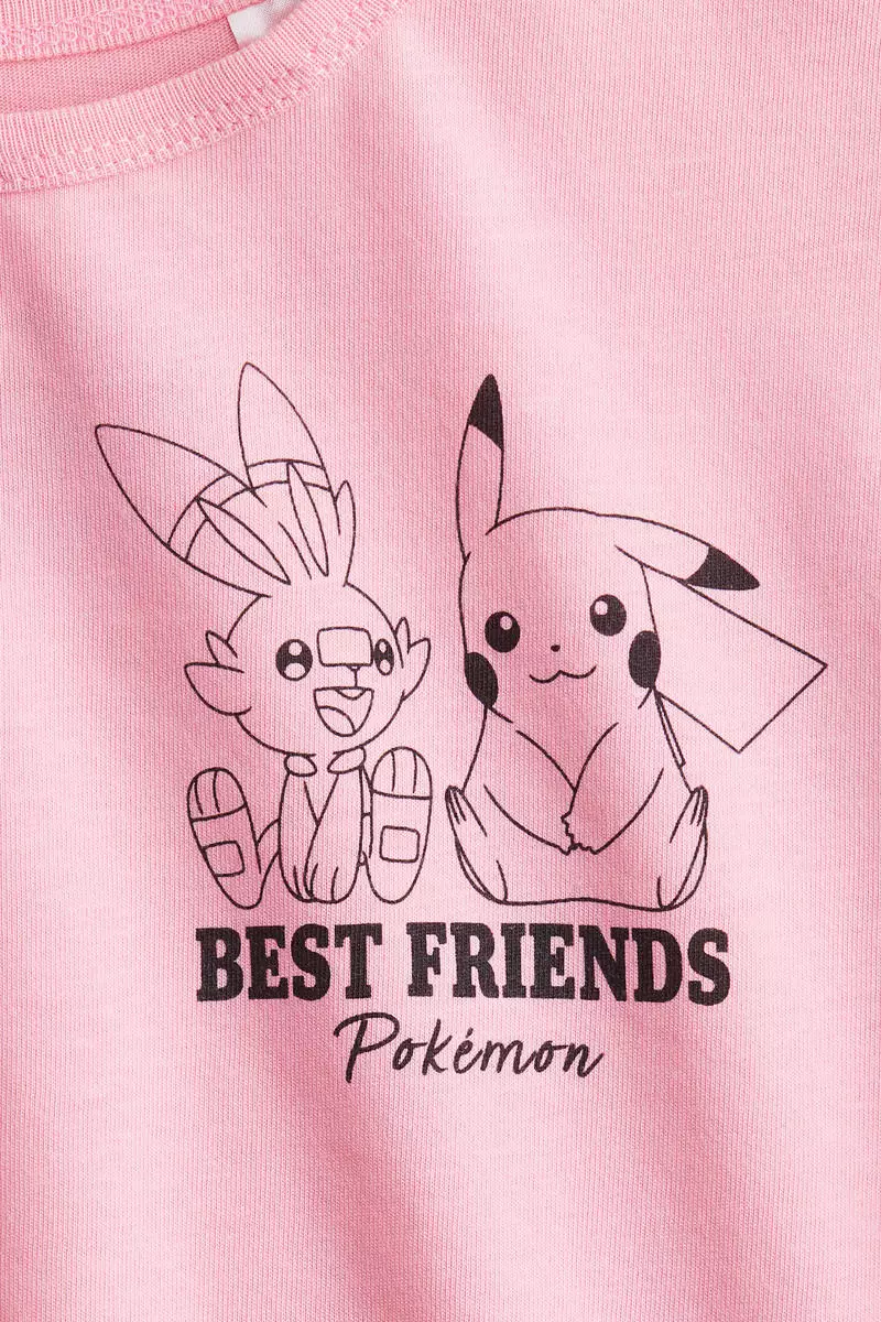 Pokemon Printed cotton T-shirt