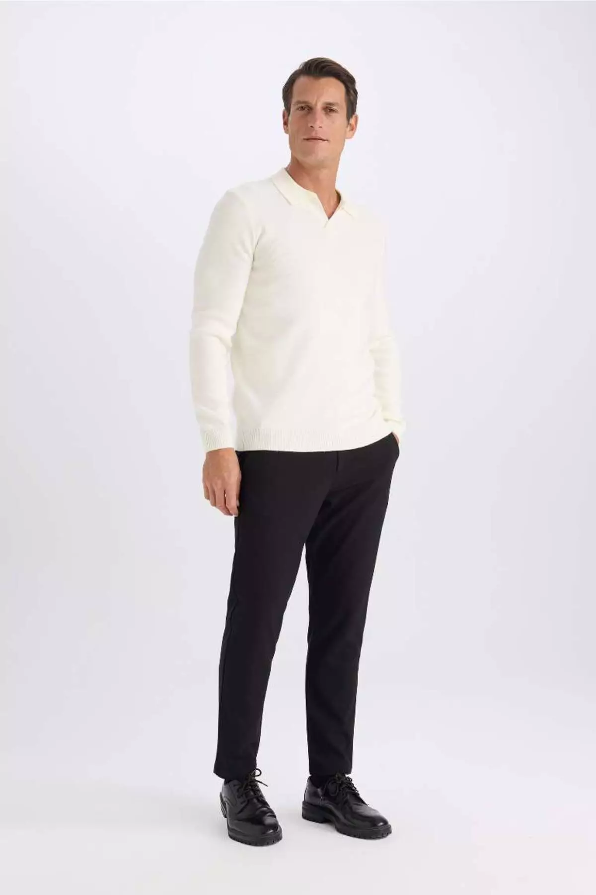 Jogger Straight Leg All-Way Stretching Summer Fabric Trousers B7520Ax25Sp