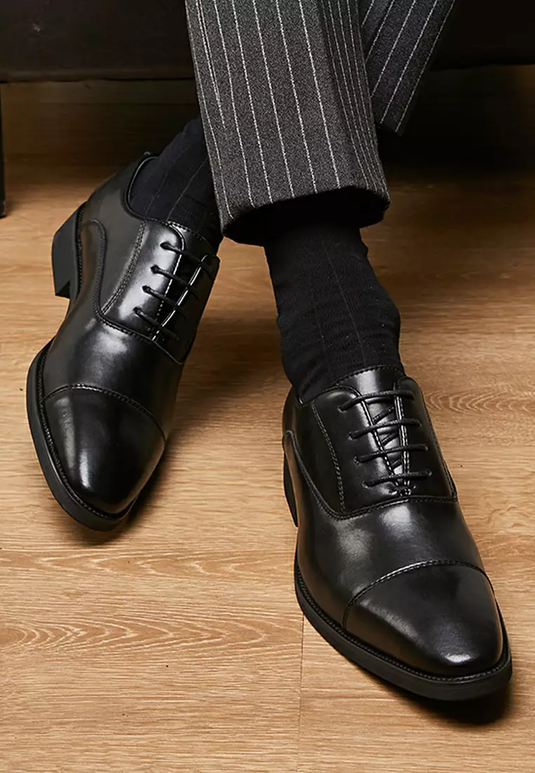 Leather Cap Toe Business Shoes KB22KB05