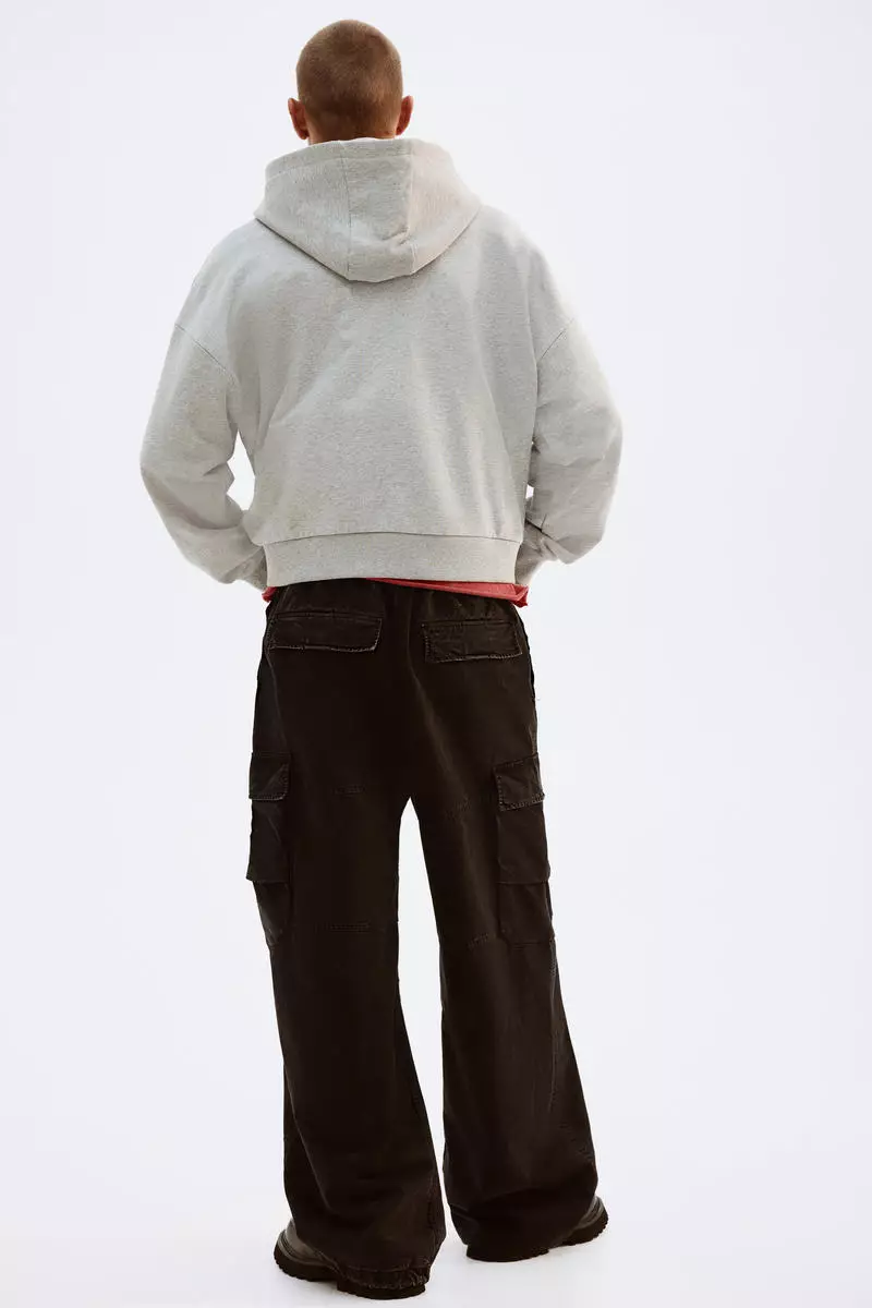 Oversized Fit Zip-through hoodie