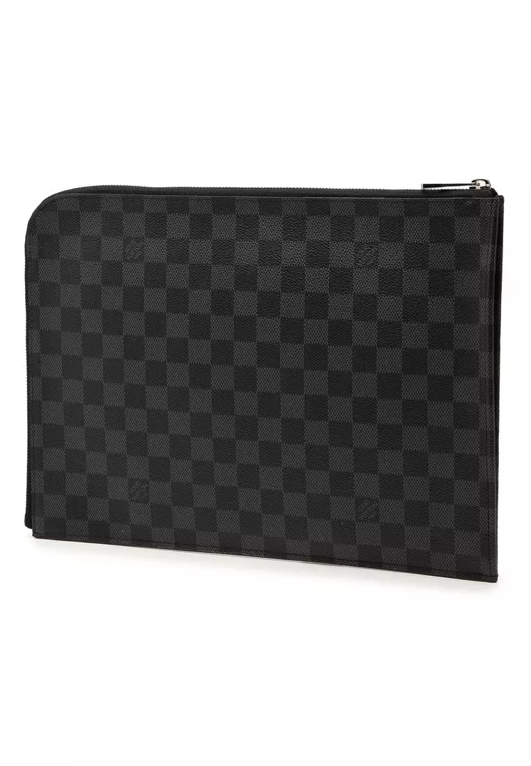 Pre-Loved Louis Vuitton Damier Graphite Pochette Jour Gm