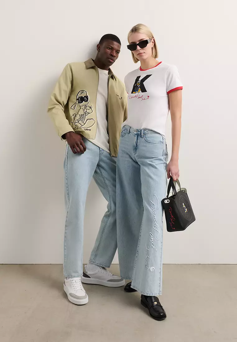 KL x Disney Wide Leg Jeans