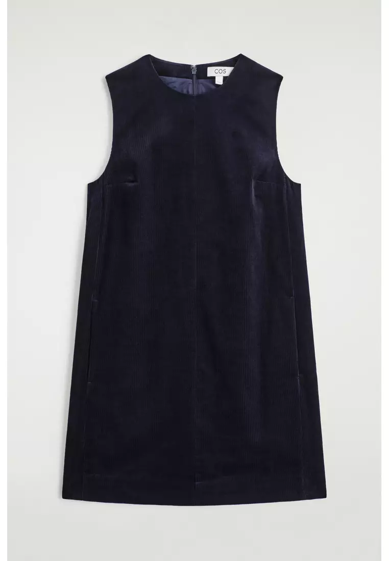 CORDUROY MINI SHIFT DRESS