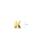 Bullion Gold gold BULLION GOLD Bold Initial Alphabet Letter Earrings Gold Layered Steel Jewellery- K EB8C6ACDC84AE7GS_4