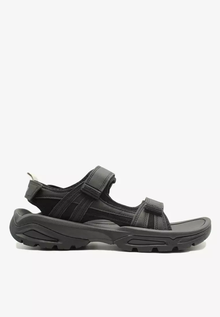 Discount on Dr. Cardin  shoes - SKU: Dr Cardin Faux Leather Cum Fabric Men Chunky Sport Sandal  D-HOL-7951