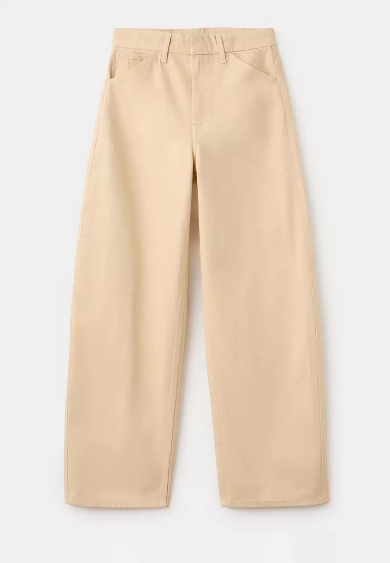 Mid-Rise Balloon Jeans