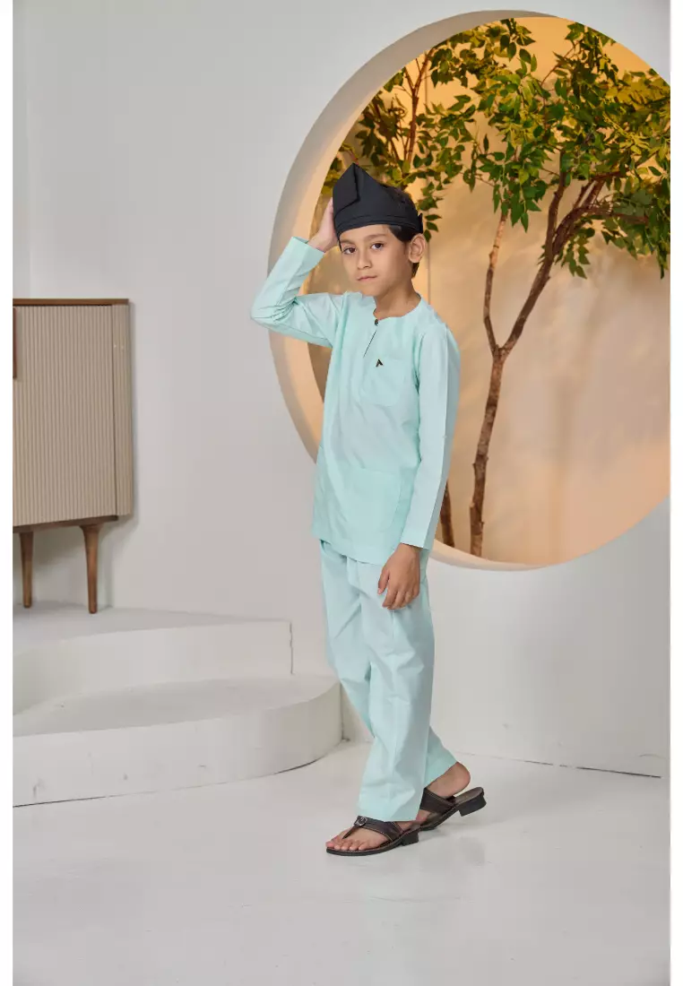 Baju Melayu Moden Teluk Belanga For Kids