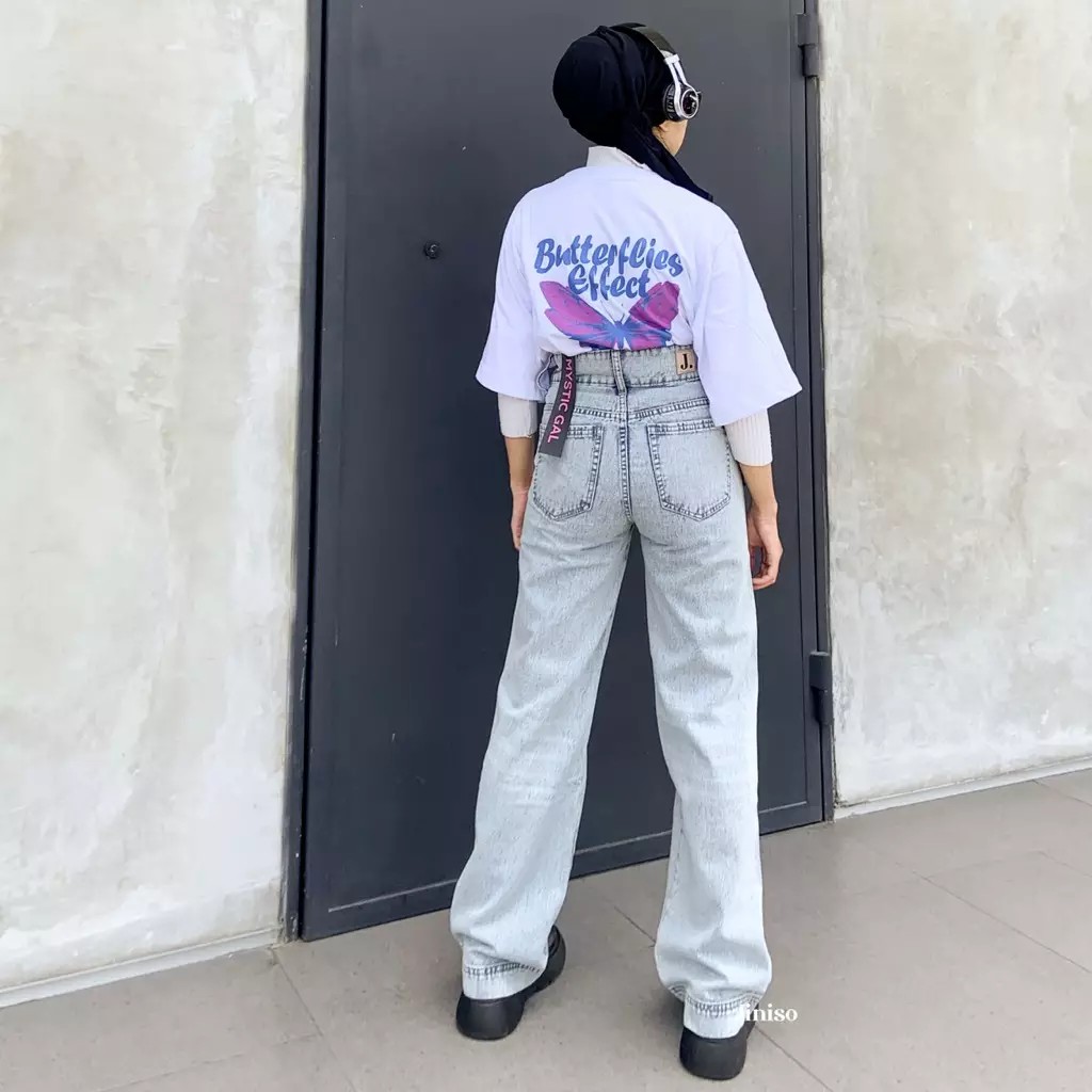 Highwaist Baggy Ripped Jeans 517 MYSTIC GAL