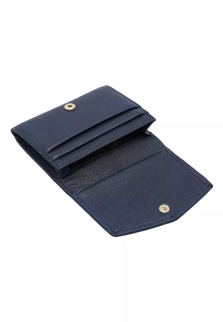 Ladies Grain Leather Card Holder Purse Wallet JWB 40555 C