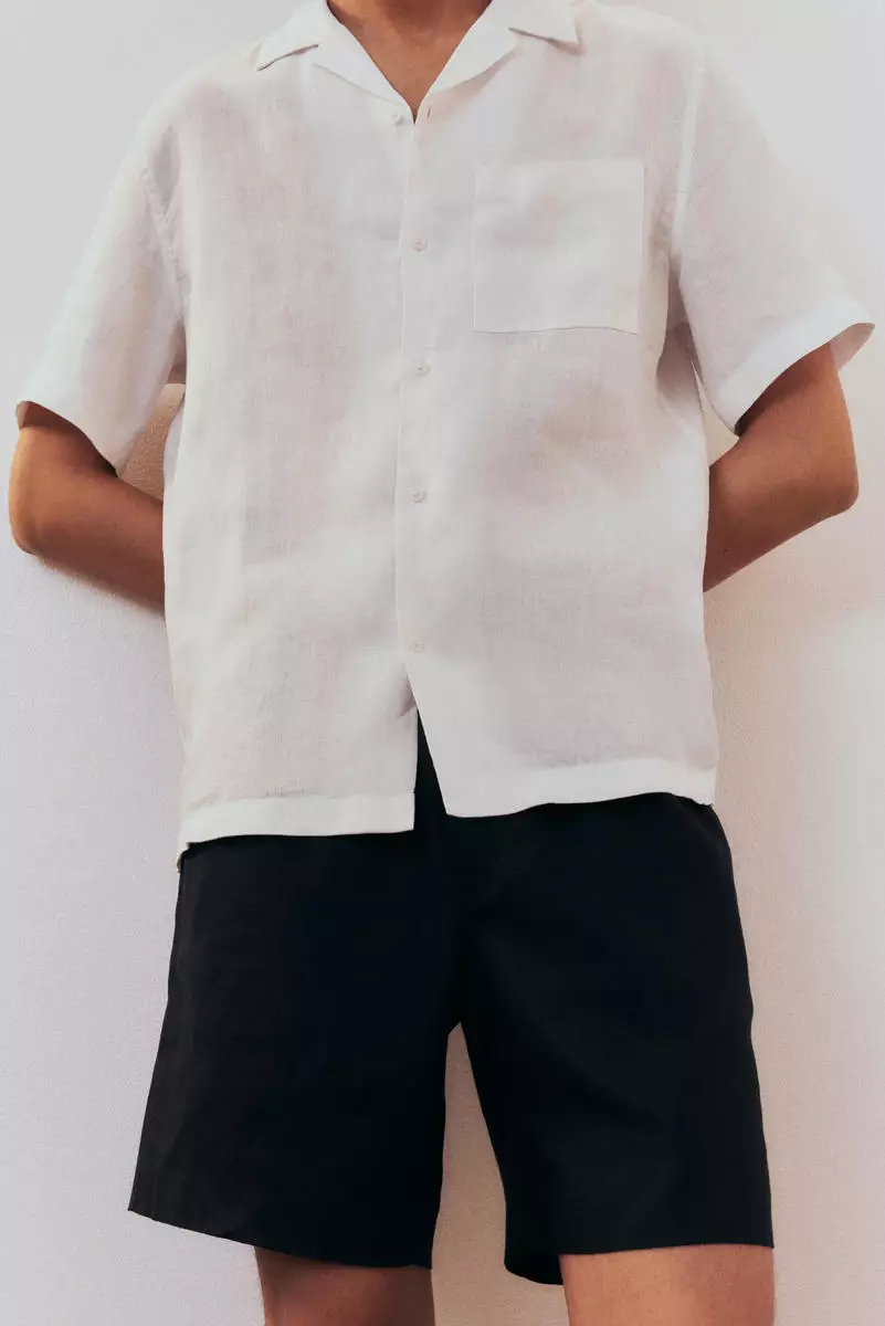 Regular Fit Linen resort shirt