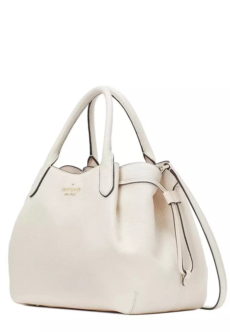 Dumpling Large Satchel Bag - Parchment K8134