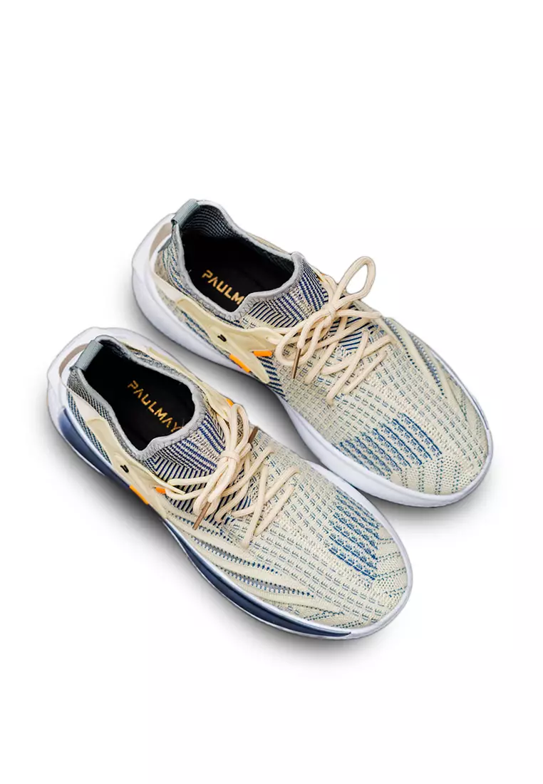 PAULMAY Sepatu Sneakers Pria Wanita Osaka Series Beige
