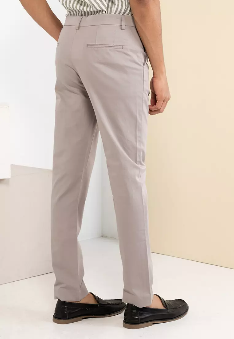 Premium Sateen Slim Chinos