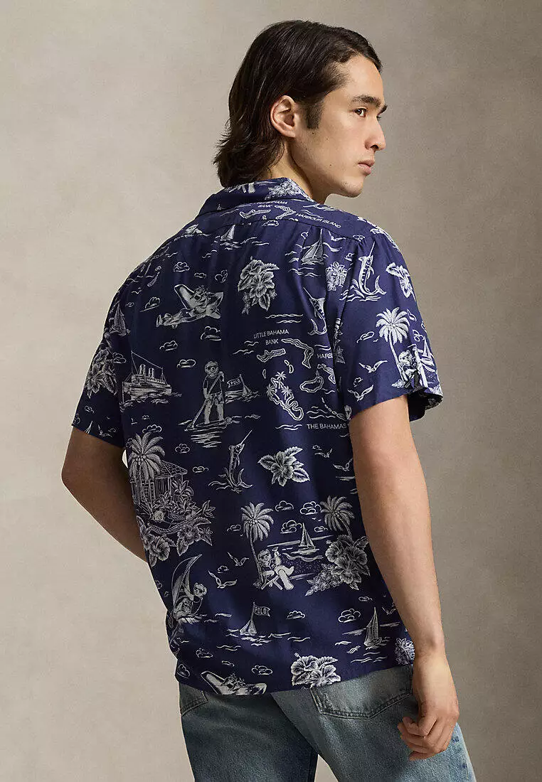 Classic Fit Polo Bear Camp Shirt
