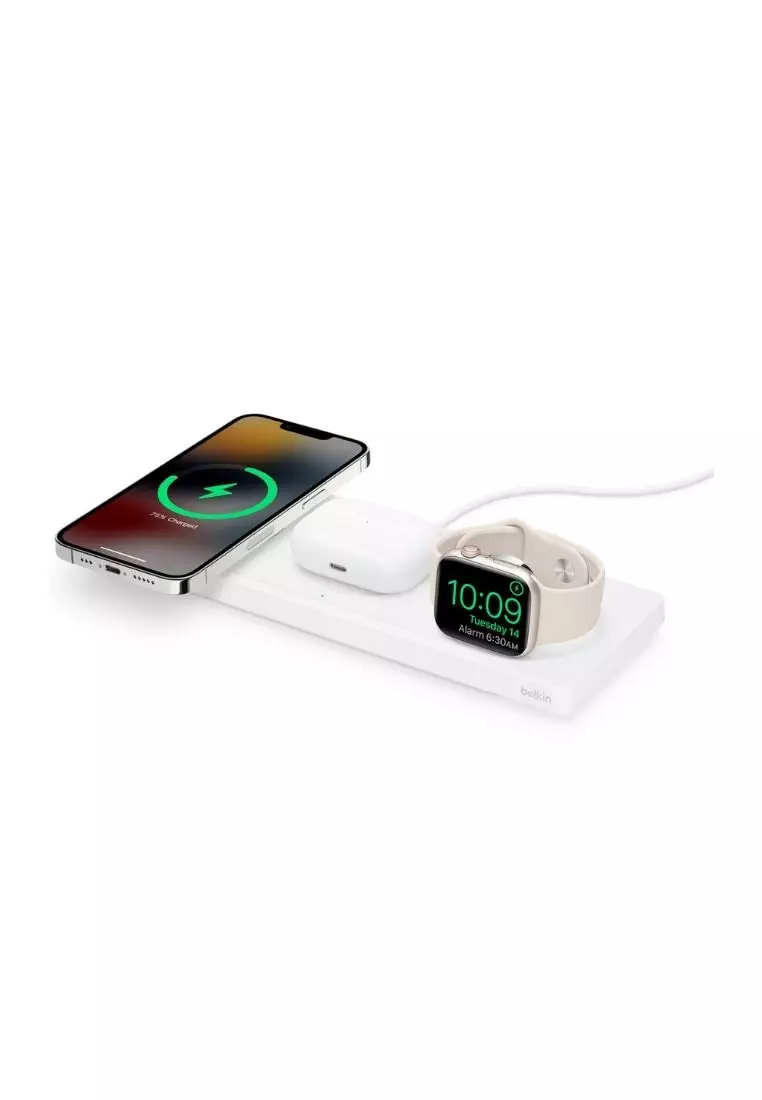Buy Belkin Belkin BoostCharge Pro 3-In-1 Wireless Charging Pad 
