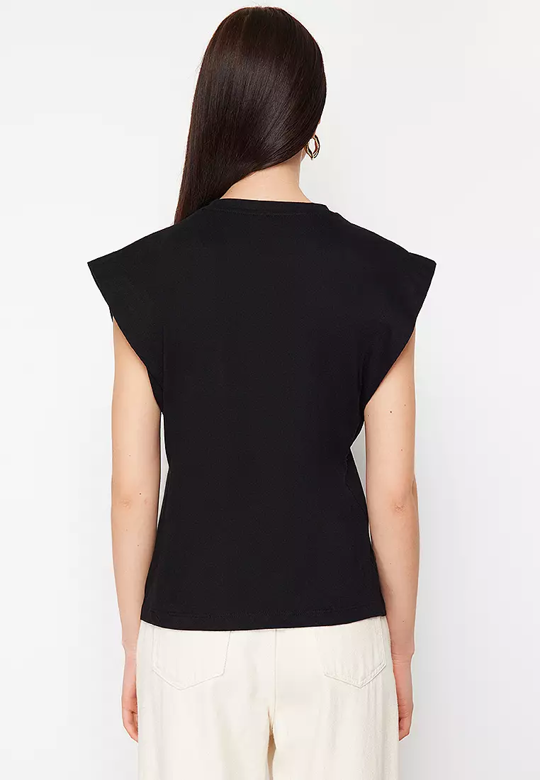 Button Detailed T-Shirt