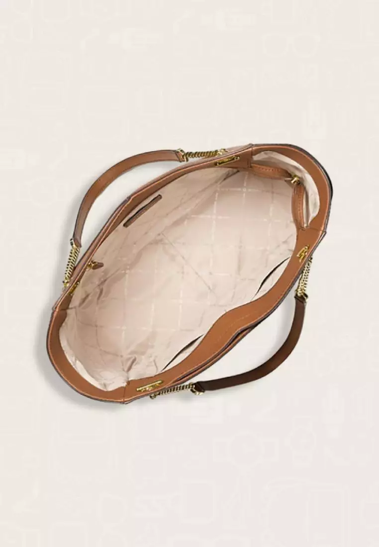 Jual MICHAEL KORS Michael Kors Jet Set Large Saffiano Leather Shoulder Bag Luggage Original 2024