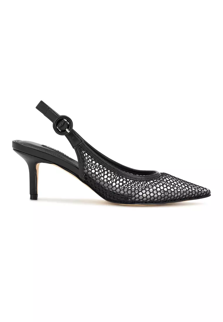 Buy Nine West Alotsp2 Mesh Slingback Pumps Black 2024 Online
