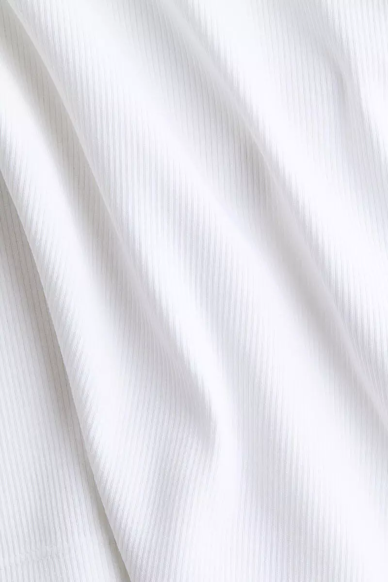 Scoop-neck cotton jersey top