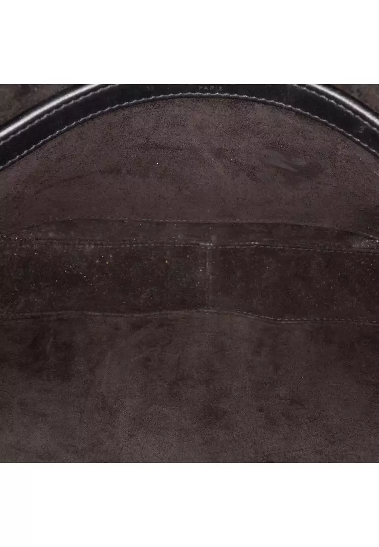 Pre-Loved Celine Smooth Calfskin Logo Messenger Bag