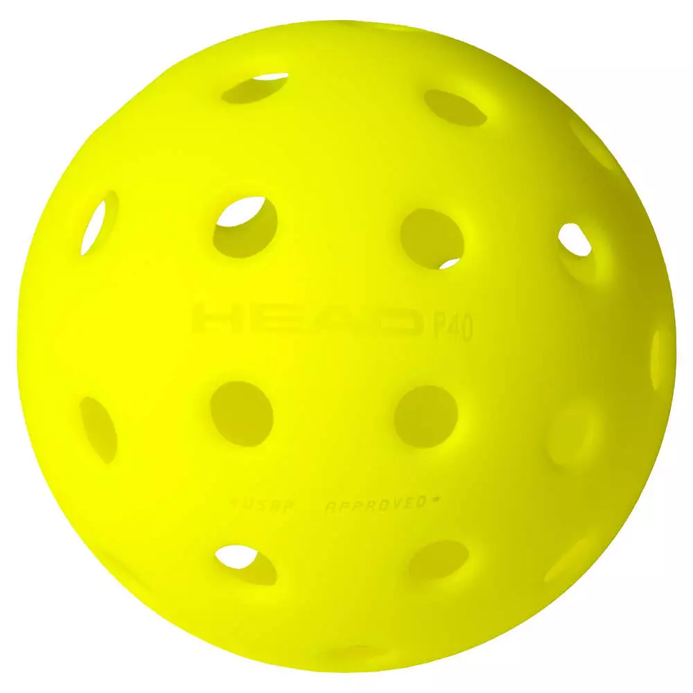 HEAD Pro 40 Pickleball (1 Box/3 Balls) 557025 - Bola Pickleball