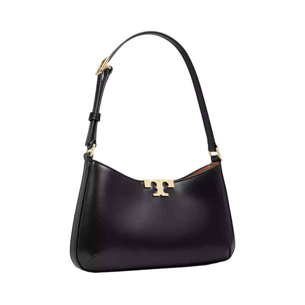 Eleanor Smooth Leather Slim Bag Black