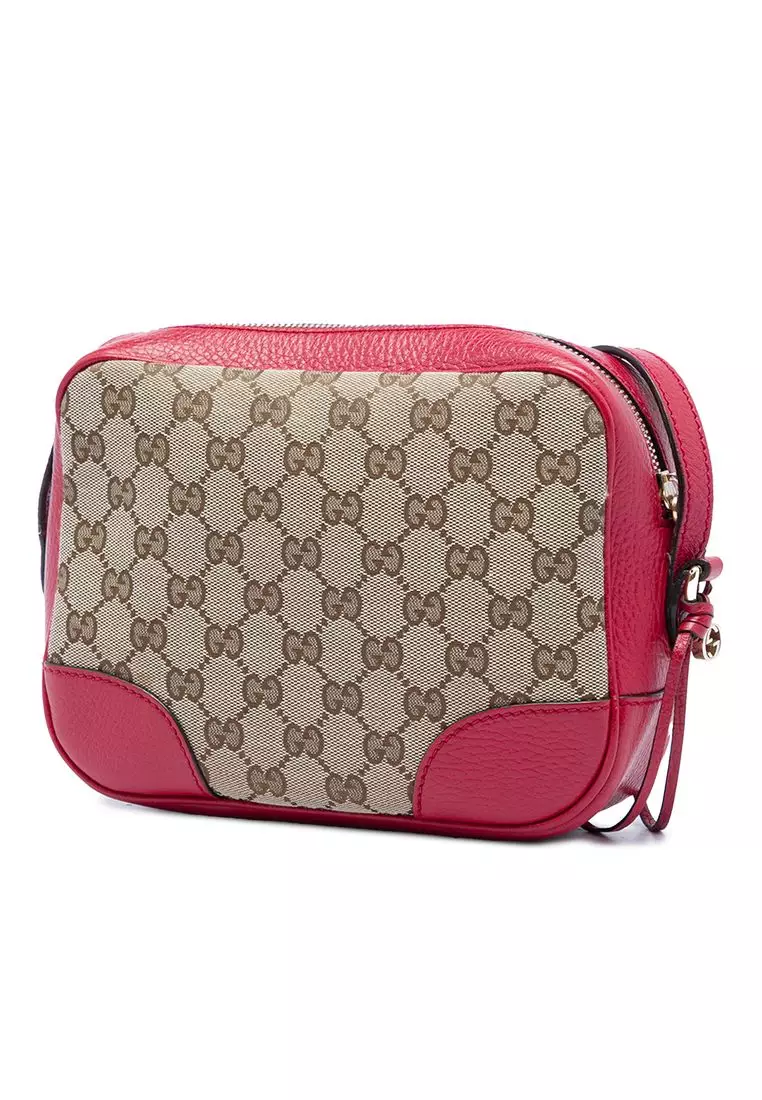 Pre-Loved Gucci Gg Canvas Bree Crossbody