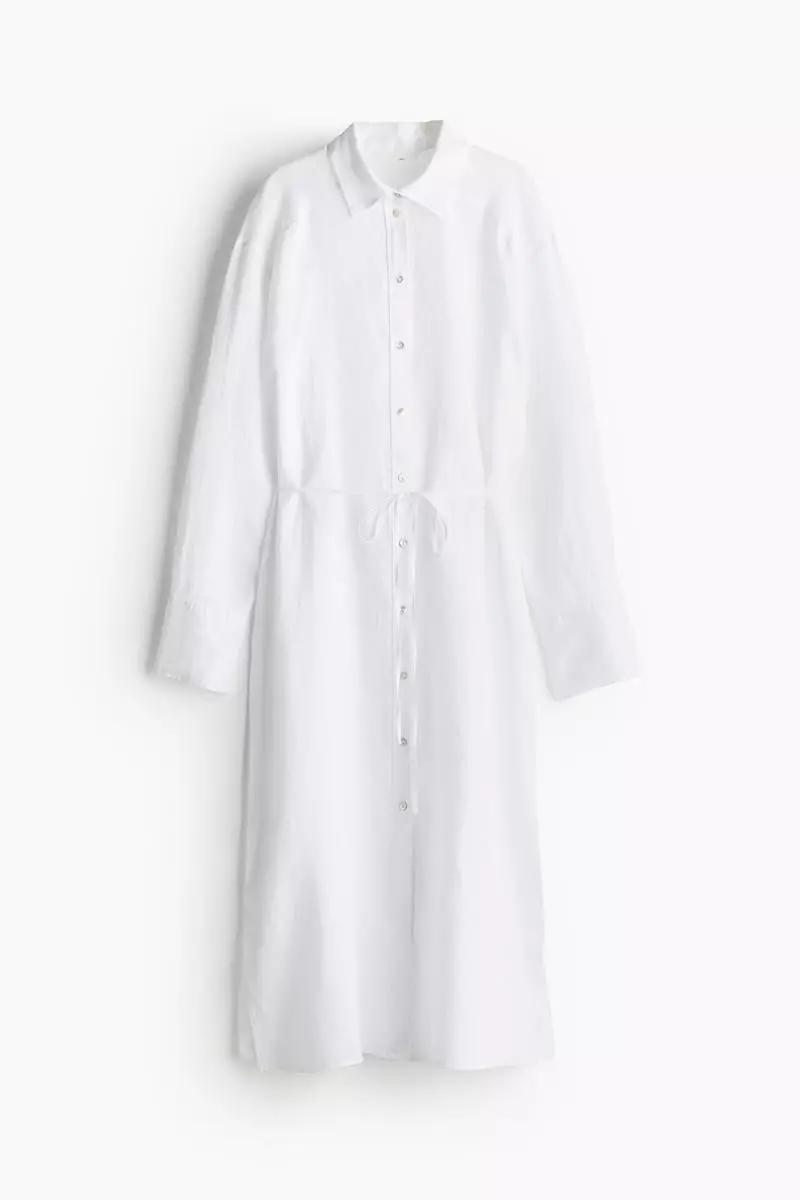 Buy H&M Linen shirt dress Online ZALORA Malaysia