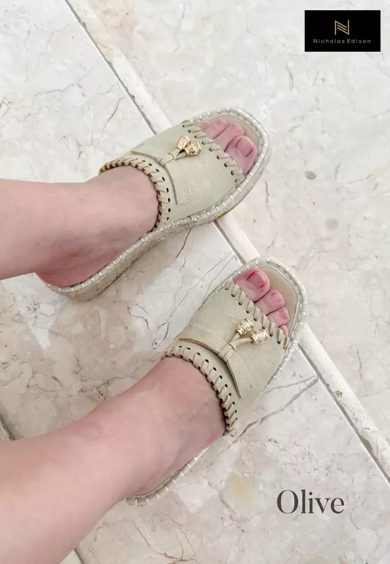 Wedge Rhea Olive