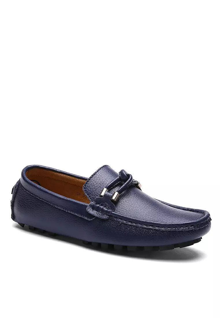 Leather Knot Loafers & Boat Shoes YY9088