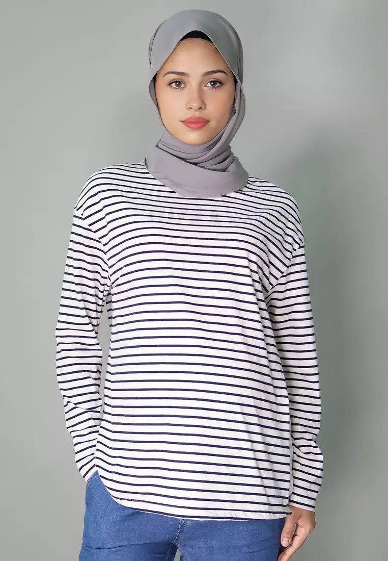 Beige Maternity & Nursing Long Sleeve Top