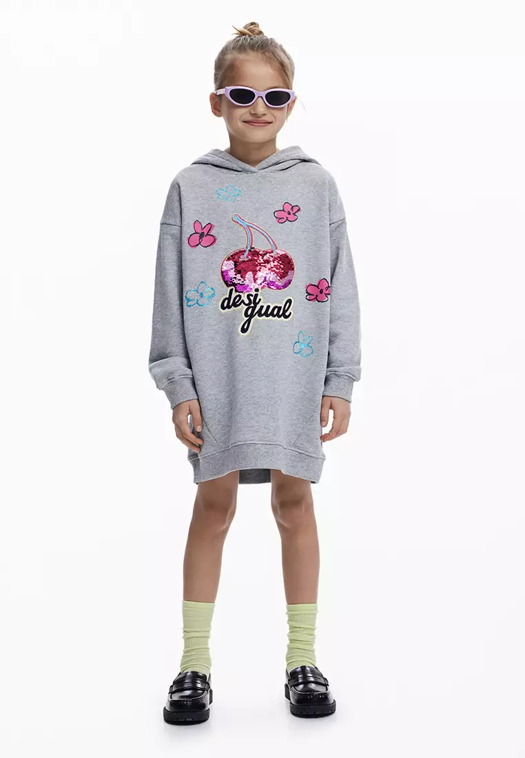 Cherry hooded dress