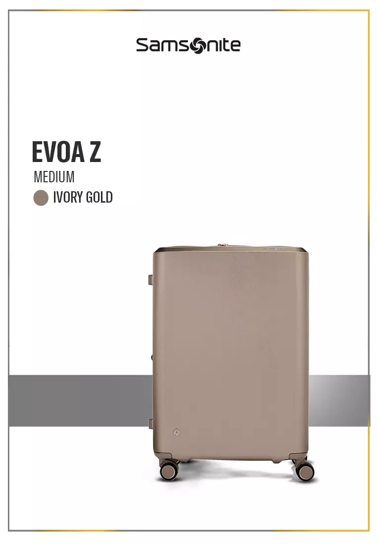 Samsonite Koper Hardcase Evoa Z Medium 25 Inch - Ivory Gold