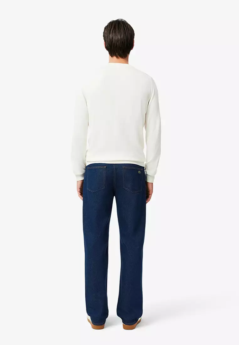 5 Pocket Straight Cut Indigo Jeans