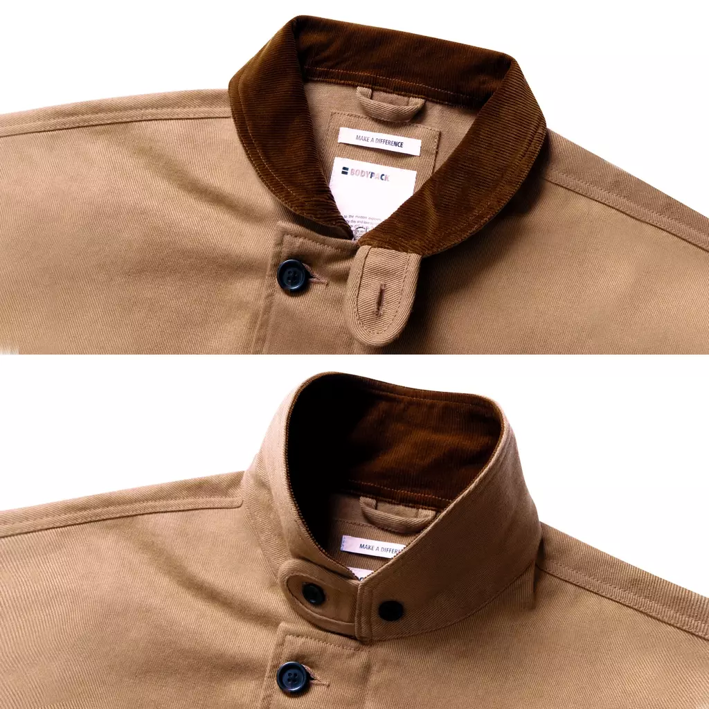 Cuervo Outer Deck Jacket Hangout Casual Harian Comfort - Cokelat