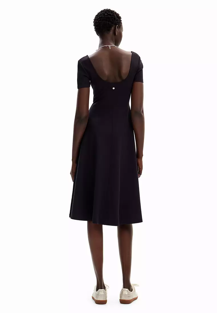 Desigual Woman Basic Midi Dress.