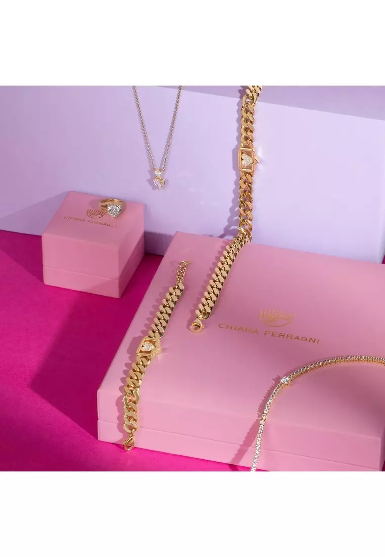 Chiara Ferragni Chain 38+7cm Women's Gold Necklace J19AUW09