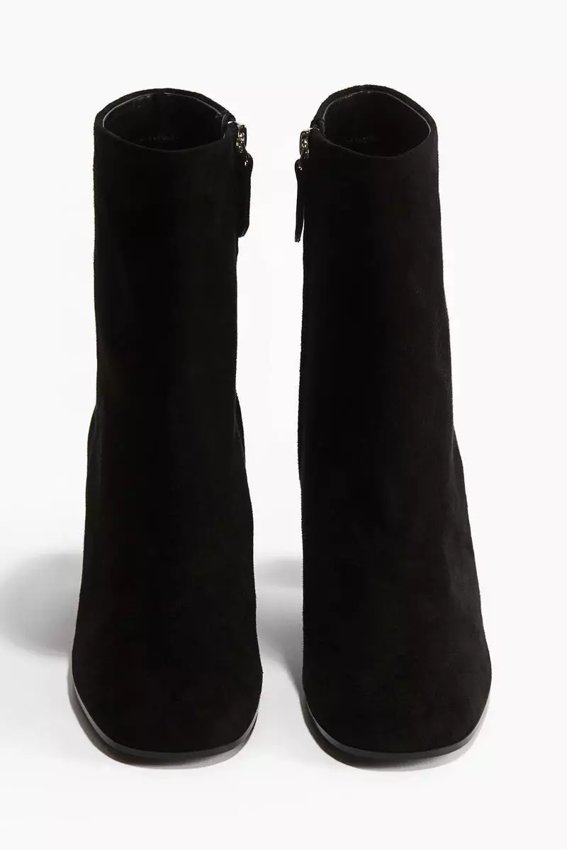 Suede ankle boots