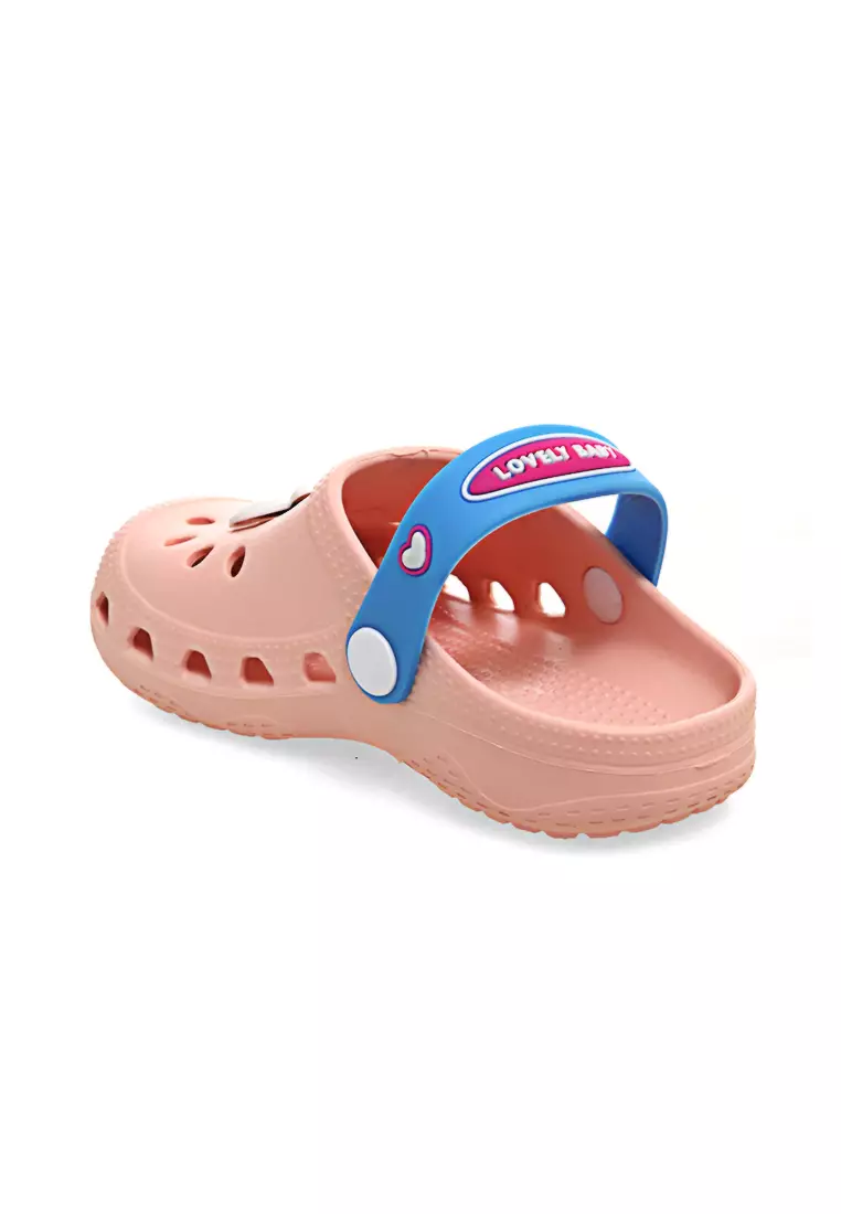 Mians Sepatu Sandal Anak Unisex Cute Anti Slip Elastic Comportable Material EVA ORIGINAL - Pink