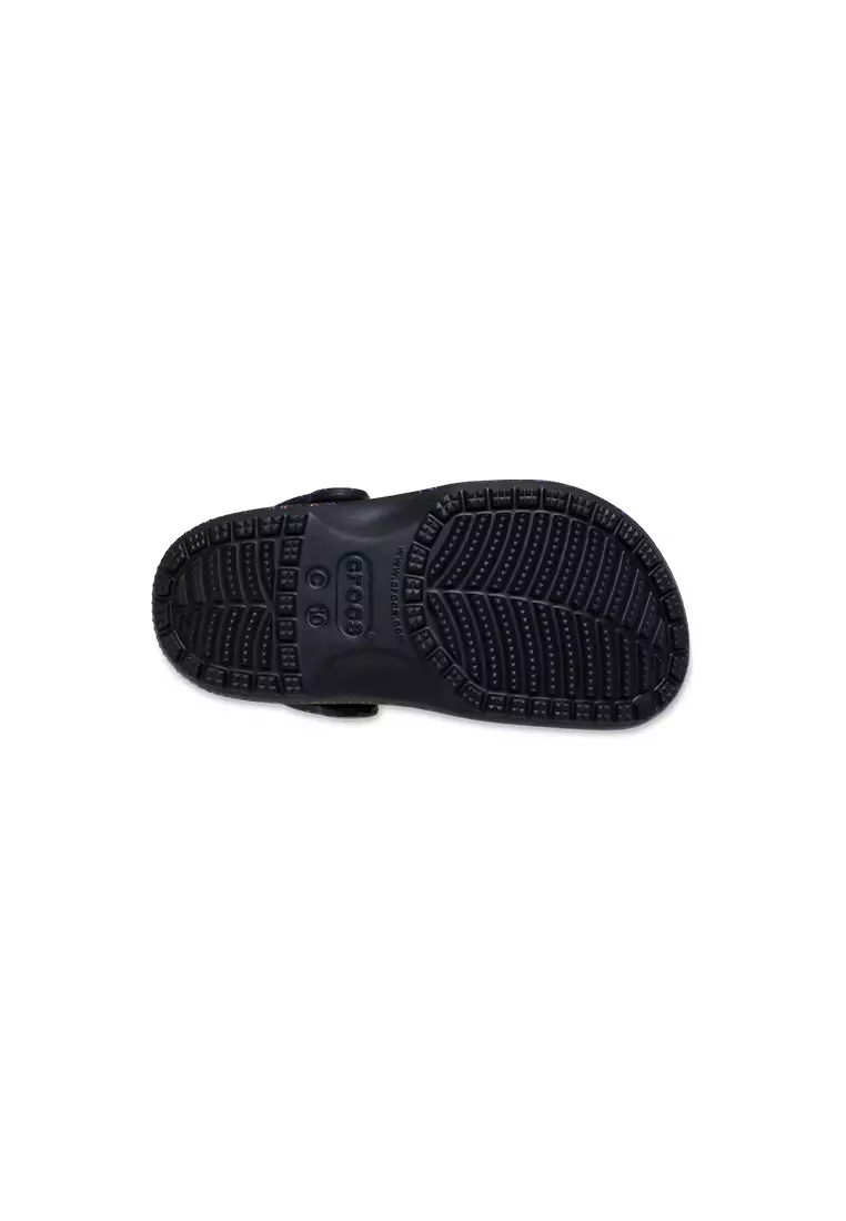 Toddler Classic Hi Vis Camo Clog in Black Multi